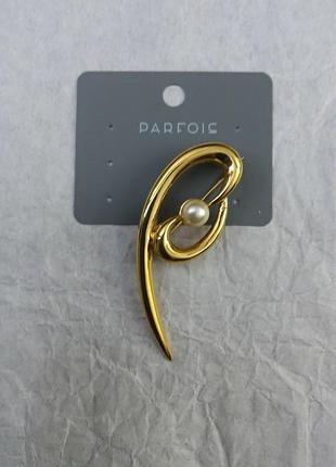 Брошь с жемчугом parfois