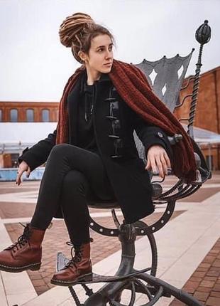 Черевики унісекс dr.martens 1460 cherry red шкіра оригінал original