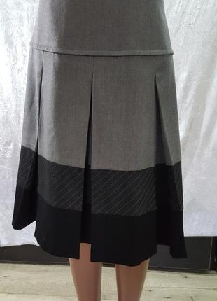 Трендовая  новая юбка "gant"-100% шерсть португалия 38-40 разм