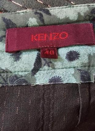 Шик!бесподобная  юбка" kenzo" шерсть/шелк/вискоза/ацетат 40 разм2 фото