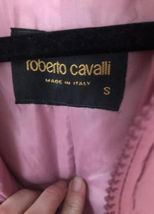 Пудровый пуховик , длинная розовая куртка roberto cavalli с мехом кролика  ( есть нюанс )2 фото