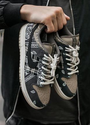 Кроссовки nike sb dunk x travis scott 2