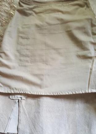 Тренд кожаная  весна! эффектная  замшевая юбка-карандаш "saint tropez"6 фото