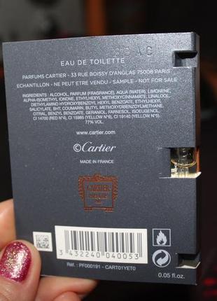 Парфюм cartier l’envol eau de toilette (сша)4 фото