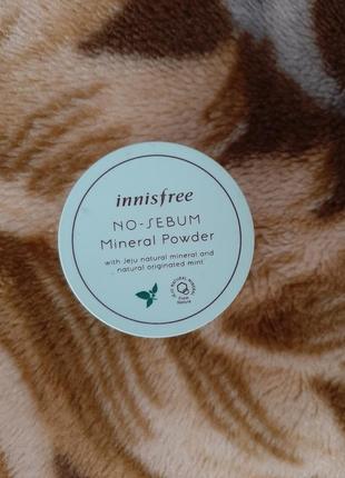 Пудра innisfree no sebum