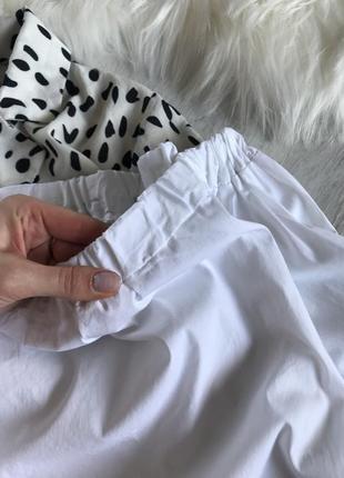 Белая блуза со спущенными плечами4 фото