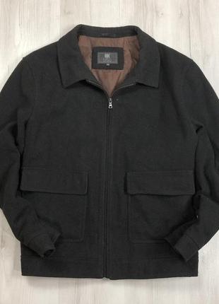 F9 пальто темно-серое черное m&s