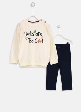 9 - 12 місяців 74 - 80 см новий фірмовий повсякденний костюм двійка хлопчикові lc waikiki