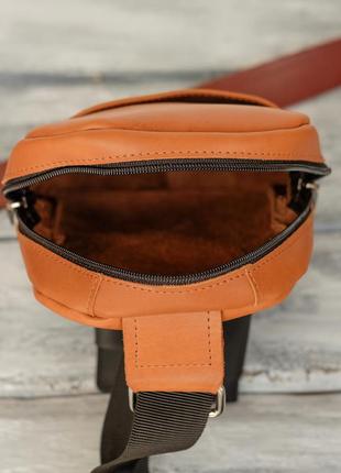 Кожаная сумка через плече 6