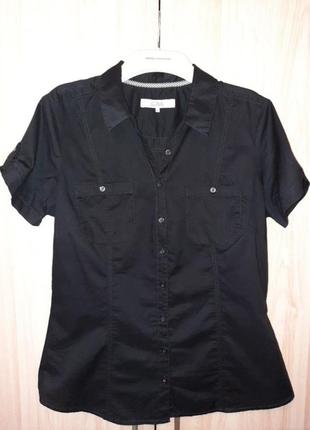 Чорна сорочка/жіноча рубашка5 фото