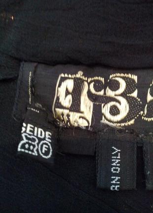 Розкішна ексклюзивна блуза з розкішною вишивкою паєтками та бісером шовк індія6 фото