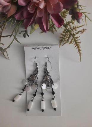 Серьги осельки fashion jevelry нитеньки