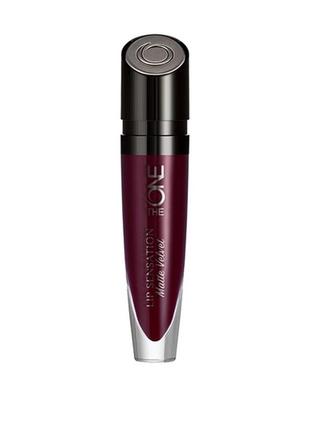 Жидкая матовая губная помада oriflame the one lip sensation сливовое вино