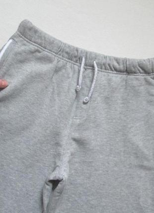 Суперовые тёплые с начесом спортивные штаны серый меланж высокая посадка george3 фото