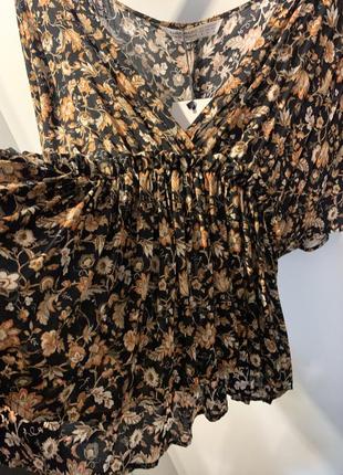 Женская блуза «zara”, размер м5 фото