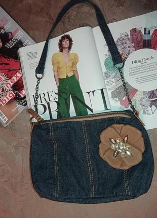 Маленька джинсова сумка