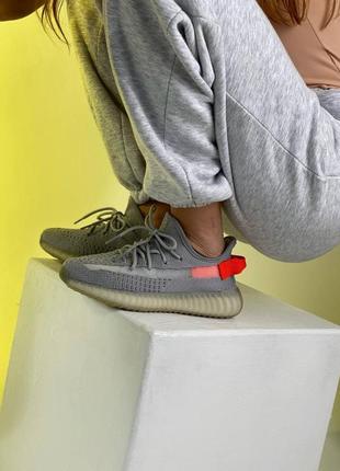 Adidas yeezy boost v350 grey/orange 🆕 шикарные кроссовки адидас🆕 купить наложенный платёж8 фото