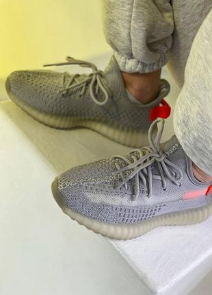 Adidas yeezy boost v350 grey/orange 🆕 шикарные кроссовки адидас🆕 купить наложенный платёж9 фото