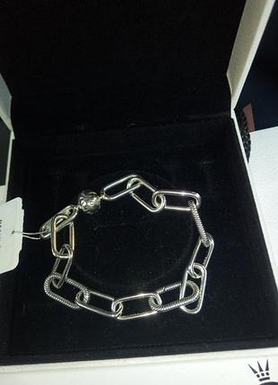 Браслет пандора ме цепи  серебро 925 pandora