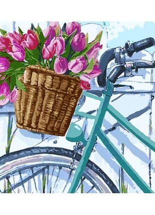 Картина по номерам утренние тюльпаны ид