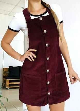 Вільветовий сарафан denim co 0035