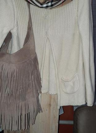 Кофта молочного цвета