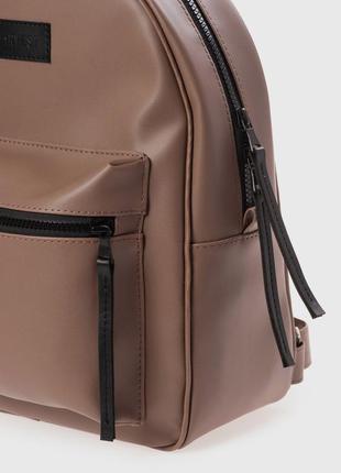 Рюкзак поясна сумка harvest mini + екошкіра, коричневий6 фото