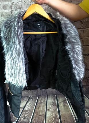 Куртка пиджак zebra с мехом4 фото