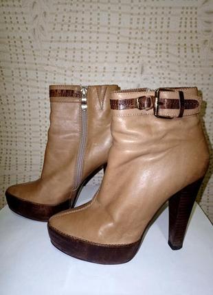 Ботинки, кожа, р.35