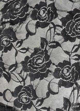 Ткань сетка с цветами