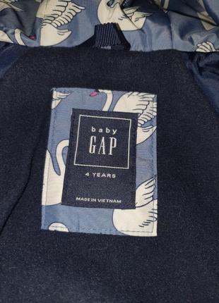 Курточка baby gap на 4 года6 фото