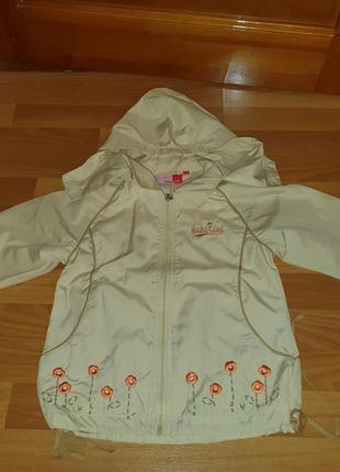 Курточка на трикотаже на 5-6 лет