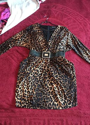 Шикарне плаття під леопард