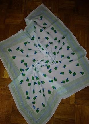 Винтажный дизайнерський платок хустина raymond weil paris італія1 фото