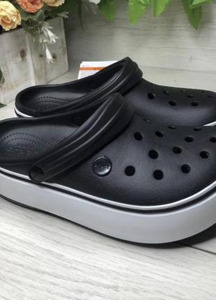 Знижка! crocs platform, крокси сабо на платформі