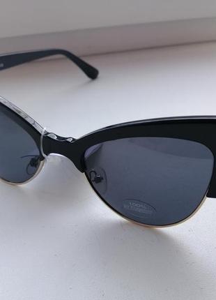 Черные солнцезащитные очки prettylittlething3 фото