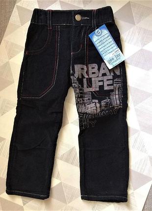 Штани брюки вельветики. размер 1-2 года, 92