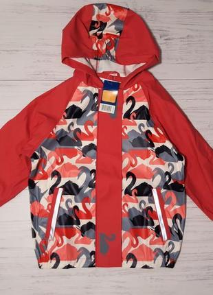 Яркая куртка-ветровка, грязепруф дождевик от немецкого бренда lupilu 110-116 (4-6лет)7 фото