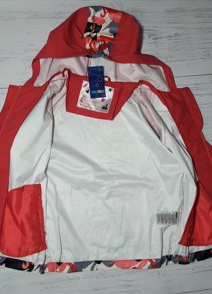 Яркая куртка-ветровка, грязепруф дождевик от немецкого бренда lupilu 110-116 (4-6лет)3 фото