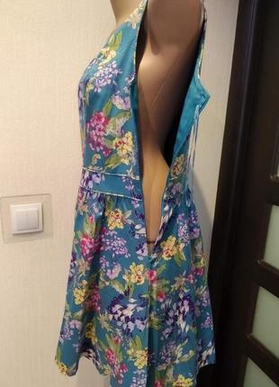 Яркое стильное разноцветное платье сарафан3 фото