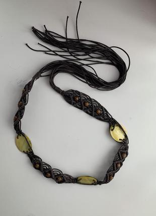 Пояс з перламутром 3