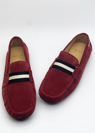Замшеві мокасини bally