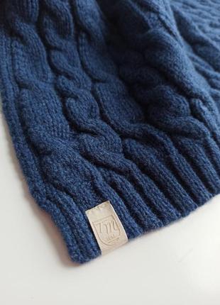Красивый стильный качественный зимний большой шерстяной шарф tom morris5 фото
