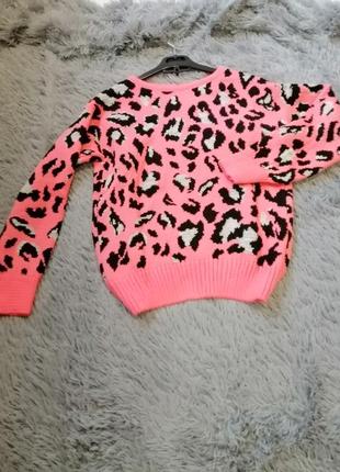 Нереальний светрик з відкритою спинкою з найактуальніших анімалістичним принтом 🐆