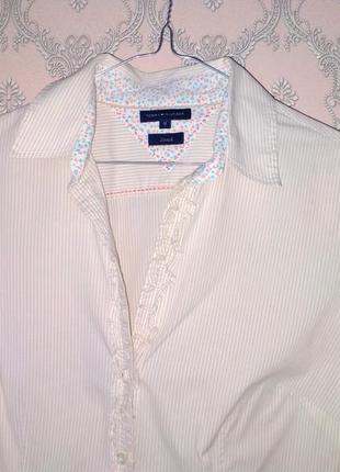 Жіноча красива блуза сорочка в смужку від tommy hilfiger