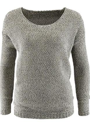 Вязанный меланжевый свитерок от тсм tchibo евро 48-502 фото