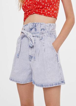 Джинсовые шорты bershka - 36, 38, 40