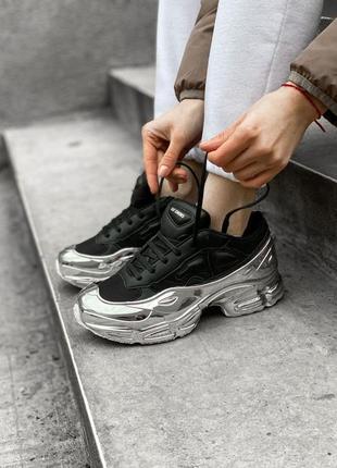 Adidas x raf simons ozweego core black🆕шикарні кросівки🆕купити накладений платіж7 фото