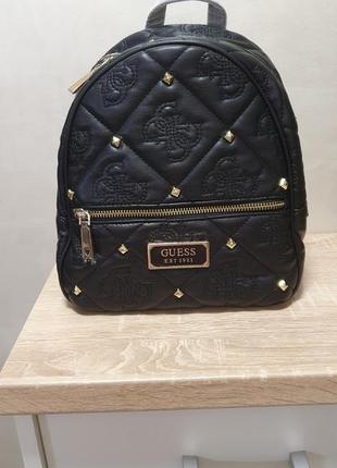 Чорний рюкзак guess оригинал