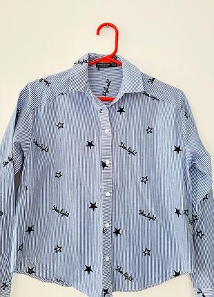 Сорочка oversize bershka xs